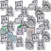 Color Your Own Passover Questions Activity - 48 Pieces view 1
