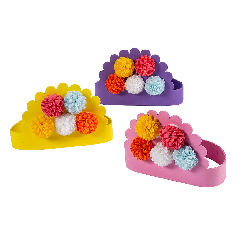 Flower Headband Craft Kit - Makes 6