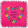 Tied Throw Craft Kit - 54"x54" | Multicolor Mothers Day Design | Fleece | Pack of 1 view 1
