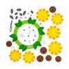 Fun Express Smile Face Sunflower Wreath Craft Kit  Makes 12 view 2
