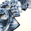 HonestBaby Boys Organic Cotton Bandana Drool Bib Multipack, 5-Pack Tie Dye Blues, One Size view 2