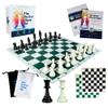 MegaChess Staunton Triple Weighted Chess Set - 3.8" King, 2 Boards, 34 Pieces, Over 2 lbs, Ages 8+ view 1