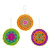 Color Your Own Fiesta Sign with Fringe Craft Kit - Makes 12 view 2