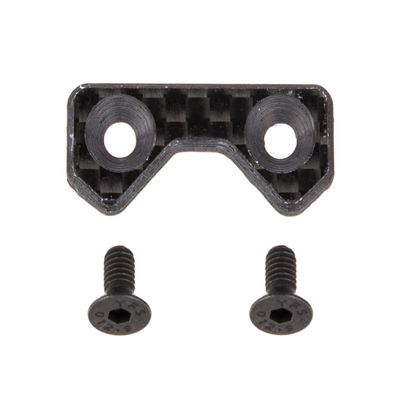 Team Associated FT RC10 One-Piece Front Carbon Fiber Wing Button, ASC91916