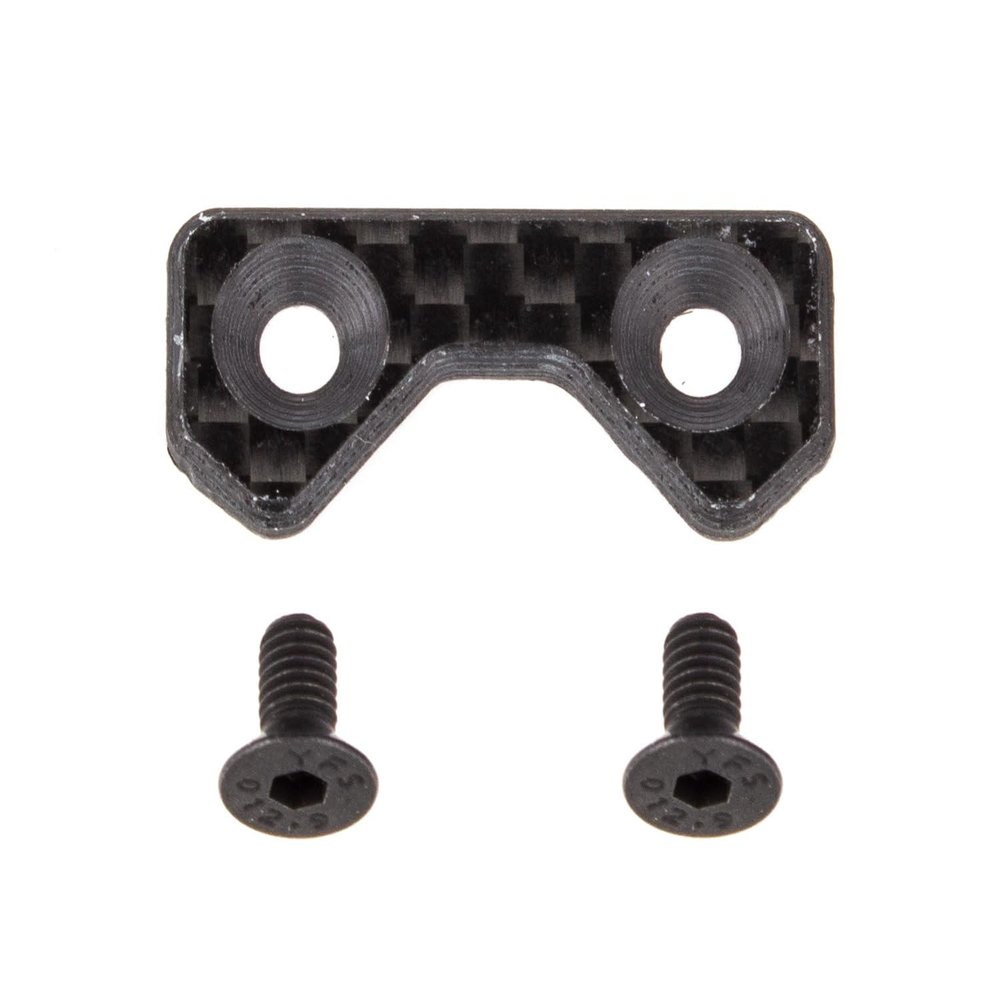 Team Associated FT RC10 One-Piece Front Carbon Fiber Wing Button, ASC91916