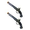 Assassin's Foam Cosplay Flintlock Pistol 2 Pcs Set 1:1 Scale Halloween Costume (Black Color 2 Pcs Set) view 1