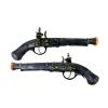 Assassin's Foam Cosplay Flintlock Pistol 2 Pcs Set 1:1 Scale Halloween Costume (Black Color 2 Pcs Set) view 4