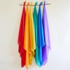 Sarah's Silks Mini Playsilks | Solid Colors | Creative Waldorf Toys for Education and Open-Ended Play (Set of 6 Primary) view 4