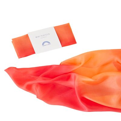 Sarah's Silks Enchanted Mini Playsilks | Creative Waldorf Toys for Open-Ended Play (Fire)