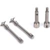 Oumefar RC Front Drive Shaft, RC Stainless Steel Dog Bone Front Drive Shaft for Axial SCX24 90081 1/24 RC Car, Metal RC Universal Drive Shaft Joint RC Car Parts RC Accessories view 2