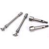 Oumefar RC Front Drive Shaft, RC Stainless Steel Dog Bone Front Drive Shaft for Axial SCX24 90081 1/24 RC Car, Metal RC Universal Drive Shaft Joint RC Car Parts RC Accessories view 4