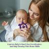 Baby Teething Toys for Newborn, Infants 0-6 Months Silicone Teethers for Babies 6-12 Months BPA Free (Bee - Purple & Turquoise) view 2