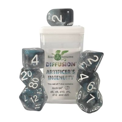 R4I Dice w/Arch'd4: Diffusion - Artificer's Ingenuity w/White (7)