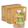 Happy Baby Organics Stage 2 Baby Food Pouches, Gluten Free, Vegan Snack, Nutty Blends, Pears & Cashew Butter, 3 Ounce (Pack of 12) view 1