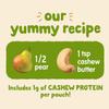 Happy Baby Organics Stage 2 Baby Food Pouches, Gluten Free, Vegan Snack, Nutty Blends, Pears & Cashew Butter, 3 Ounce (Pack of 12) view 4