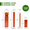 SunNordic Rubber Wood Kubb Yard Game Set with Carry Bag view 3