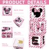 1st First Birthday Party Favors Balloon Boxes Supplies for Baby, Girls 3Pcs Pink Mouse Theme One Year Old Balloon Boxes, 'ONE' Letters Balloon Arch Kit for Party Decorations view 4
