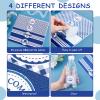 24PCS BBQ Baby Shower Water Bottle Labels, Barbecue Baby Shower Waterproof Self Adhesive Water Bottle Labels for Cookout BBQ Babyq Shower Decorations Boy Blue view 3