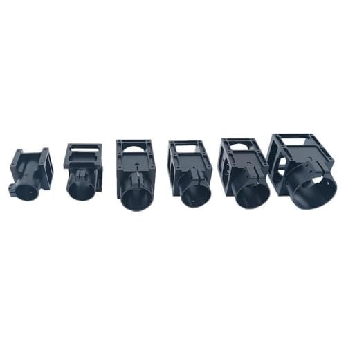Aluminum Alloy 25 30 35 40 50mm Carbon Tube Plant Protection Machine Multi Rotor UAV Accessories Folding Fixed Seat Fuselage Connector (Black, 30mm)