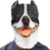 PartyHop Pitbull Dog Mask Animal Latex Full Head Mask Fancy Dress for Halloween Costume Party view 1