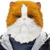 PartyHop Plush Cat Head Mask Cute Kitten Animal Latex Realistic Full Head Masks Fancy Dress for Halloween Carnival Costume Party view 1