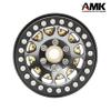 4pcs RC Brass Wheel Weights, Brass Wheel Hex Hub Adapter for 1.9in / 2.2in Beadlock Wheel Rim 1/10 RC Crawler Car Axial SCX10 Capra TRX4 TRX6 (4pcs 12mm Brass Weights) view 2