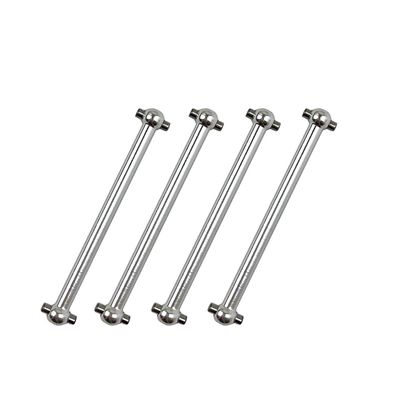4Pcs for WLtoys A979 Parts Upgrade F/R Metal Dogbone A959-07 for A949 A959 A969 K929 Himoto E18 Spino HSP 1:18 RC Car Parts (Color : 4PCS Silver)