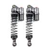 2PCS Full Metal RC Piggyback Shock Absorber Hole to Hole 90mm for 1/10 RC Crawler Car TRX-4 TRX4 Axial SCX10 90046 D90 KM2 Y05 (Color : 2PCS Titanium) view 1