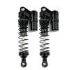 2PCS Full Metal RC Piggyback Shock Absorber Hole to Hole 90mm for 1/10 RC Crawler Car TRX-4 TRX4 Axial SCX10 90046 D90 KM2 Y05 (Color : 2PCS Titanium) view 2