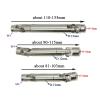 1PC High Hardness Telescopic Universal Transmission Shaft Cardan Shaft Iron Driving Shaft for RC 1/10 Models SCX10 AXIAL Crawler (Color : 50-65mm 3-4) view 4