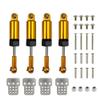 Suitable for WPL 1/16 C14 C24 RC Crawler Off-Road Car Truck Metal Shock Absorber Kit Shock Absorber Suspension Parts (Color : Gray) view 4