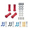 AAPIE 12mm Aluminum Wheel Hex Hub Adapters Long 30mm Adaptor Extension Combiner Coupler RC Car Parts for 1/12 Wltoys 12428 12423 (Color : Black) view 2