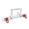 Metal Front Bumper with Hook for MN D90 D91 MN99 99s 1/12 4WD RC Car Upgrade Parts (Color : Dark Grey) view 2