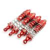 4 Pcs Aluminum Metal Front&Rear Shock Absorbers Damper for WLtoy 104001 1/10 RC Car Spare Parts Upgrade (Color : Red) view 1