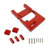 Aluminum Alloy Servo Fixed Mount Bracket for Wpl C24 C14 B16 B36 1/16 RC Car MN D90 99s Upgrade Metal Spare Parts (Color : Blue) view 3