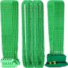 Batiyeer 120 Pieces St. Patricks Day Shamrock Bead Necklaces Bulk Mardi Gras Bead Necklaces Metallic Green Shamrock Clover Beads Necklaces for St. Patrick's Day Mardi Gras Party Favors Supplies view 1