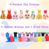 75PCS Doll Clothes and Accessories with Closet for 11.5 Inch Doll - Fashion Design Set Including Wedding Dress Fashion Dresses Outfits Tops and Pants Hangers Bags for Girls view 4