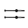 2pcs Universal Steel Drive Shaft CVD Wide Angle 44MM for 3Racing Sakura RC 1/10 Drifting Car D3 XIS Zero S CS UL TB03 TB03D view 1