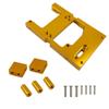 Aluminum Alloy Servo Fixed Mount Bracket for Wpl C24 C14 B16 B36 1/16 RC Car MN D90 99s Upgrade Metal Spare Parts (Color : Yellow) view 1