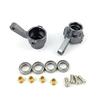 Upgrade Metal Gear Bridge Axle for WPL B14 B24 B-24 C14 C24 C-24 B16 B36 Q60 MN D90 D91 M MS RC Car Spare Parts (Color : 6WD for WPL) view 2