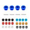 4pcs/Lot Aluminum Wheel Hex Mount 12mm Thickness 7mm for Traxxas 1/10 RC Car Traxxas Slash 4x4 Upgrade Parts (Color : Sky Blue) view 2