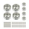 Upgrade Metal Wheel Rim Kit Wheel Hub for WPL B1 B-1 B14 B-14 B16 B-16 B24 B-24 C14 C-14 B36 with Screws RC Truck RC Car Parts (Color : 4PCS Tires) view 3
