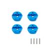 Aluminum Alloy 12mm Combiner Wheel Hub Hex Adapter Upgrades for Wltoys 144001 1/14 & A959 1/18 RC Car Spare Parts (Color : Blue) view 1