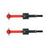 2 Pcs Metal Universal Drive Shaft CVD 53792 for Tamiya TT-01 TT01 TT-02 TT02 TA04 1/10 RC Car Upgrade Parts (Color : Red) view 4