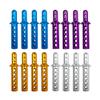 4Pcs/Lot Compatible with HSP 108037 188037 Aluminum Car Shell Column Body Mounts 08007 1/10 Upgrade Parts for 94108 94188 94111 (Color : 4PCS Yellow) view 2