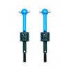 2 Pcs Metal Universal Drive Shaft CVD 53792 for Tamiya TT-01 TT01 TT-02 TT02 TA04 1/10 RC Car Upgrade Parts (Color : Blue) view 1