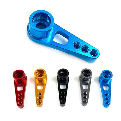 1 Pcs Aluminum Metal 25T Servo Arm Horn Steering Arm for Wltoys A949 A959-B A969 A979 K929 12428 12429 RC Car Parts (Color : 1PCS Golden)