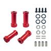 12mm Lengthen Combiner Wheel Hub Hex Adapters 30mm Extension for WLtoys 144001 12428 12423 A959 RC Car Upgrade Spare Parts (Color : Red) view 1