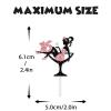 18pcs Pink Glitter 16 Silhouette High Heeled Sitting Girl Cupcake Topper Makeup Spa Theme Party Decoration Supplies Girl Lady 16th Happy Birthday Party Decor Supplies view 4