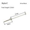 2pcs/lot Steel Universal CVD Joint Dogbone Drive Shaft 82-122mm Connect bar for 1/10 HSP RC Model Hobby Car Spare Parts 108015 (Color : Black 82.5mm) view 4